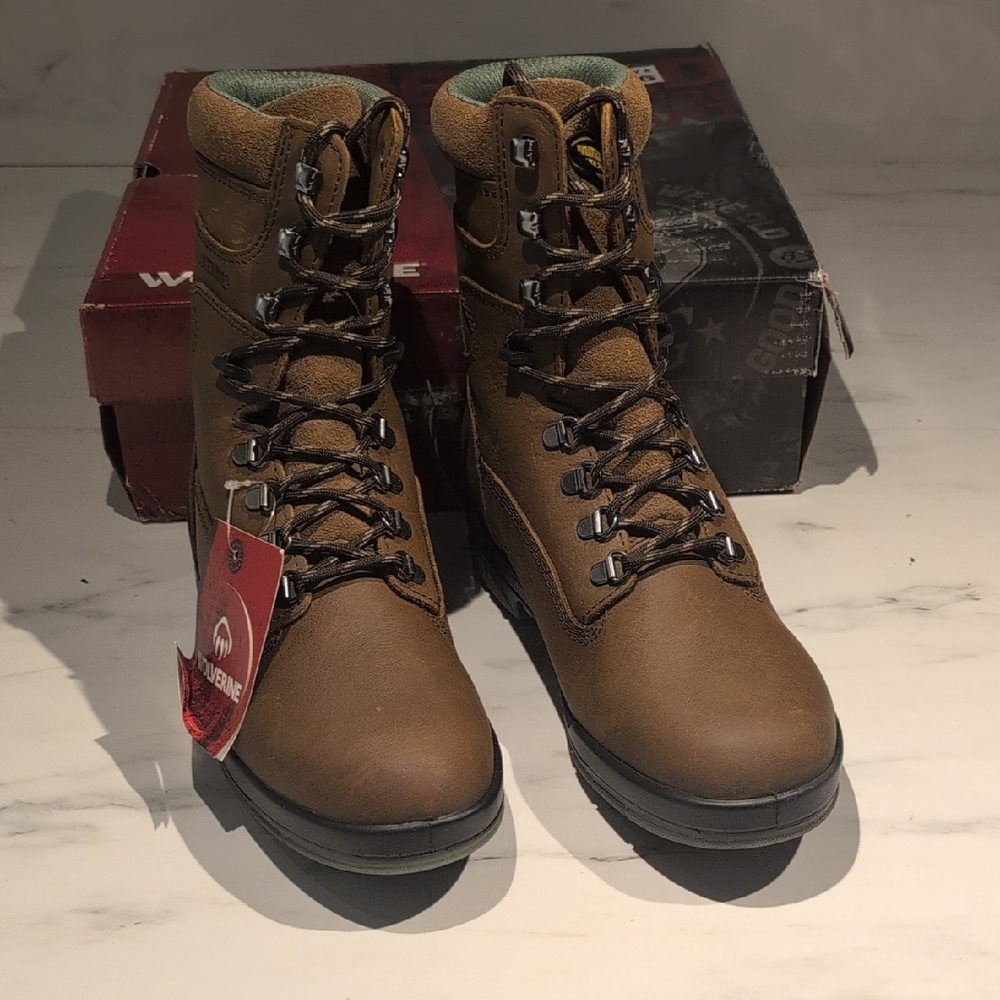 Wolverine Men's Brown Leather Boots
